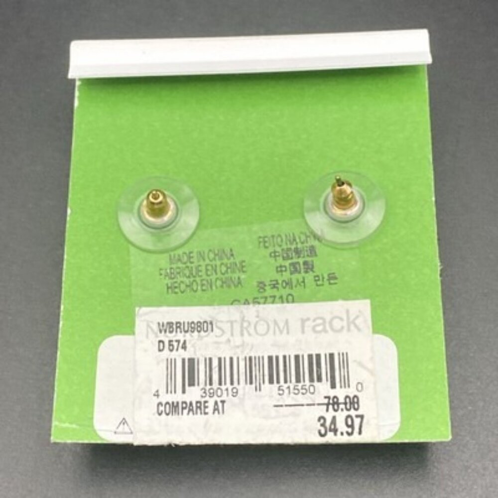 Kate Spade Candy Shop Cluster Studs Crystal Multicolor Facet Party Gold Tone 1" - Picture 5 of 7